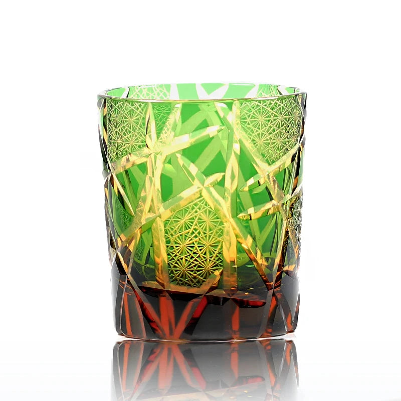Ly Thủy Tinh Whiskey Edo Kiriko