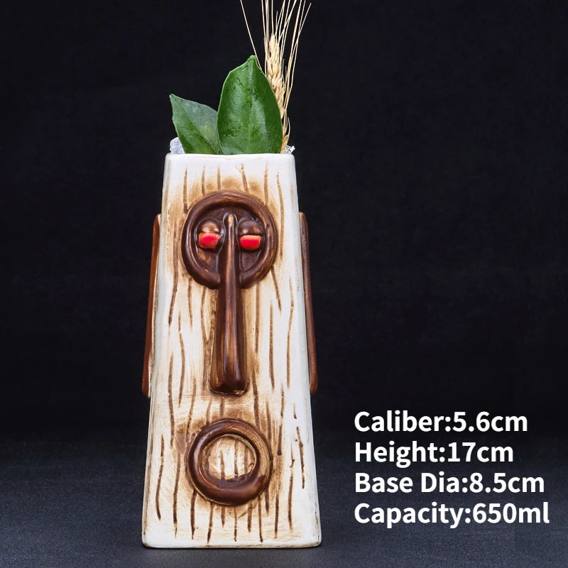 Ly Sứ Tiki Mug Moai