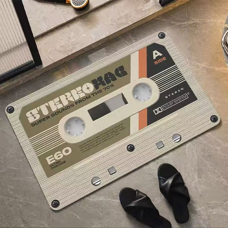 Thảm Lau Chân Hình Băng Cassette
