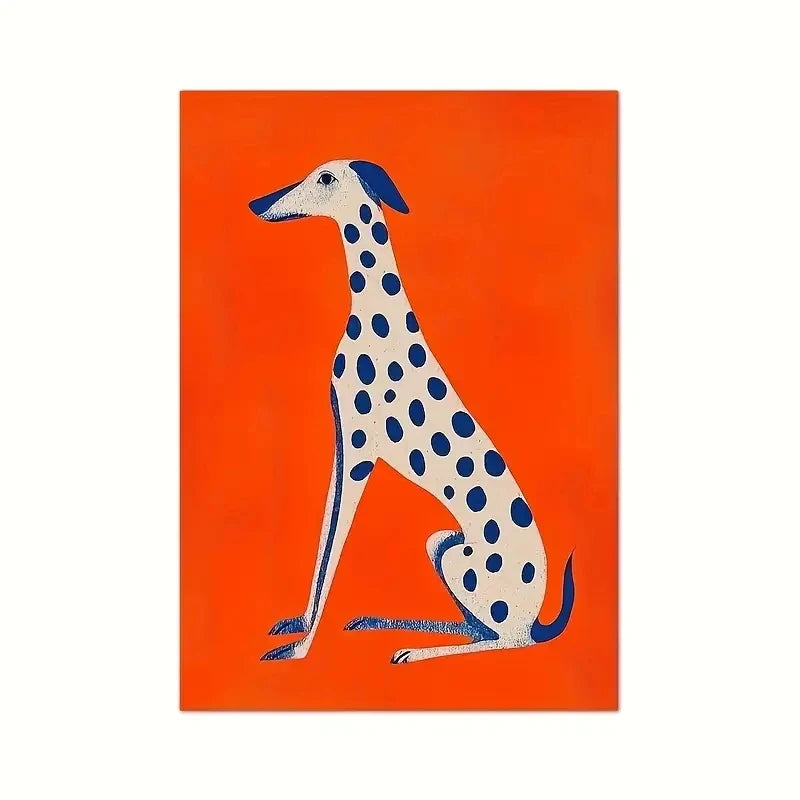 Tranh Canvas Nghệ Thuật Trừu Tượng Dalmatian Dopamine
