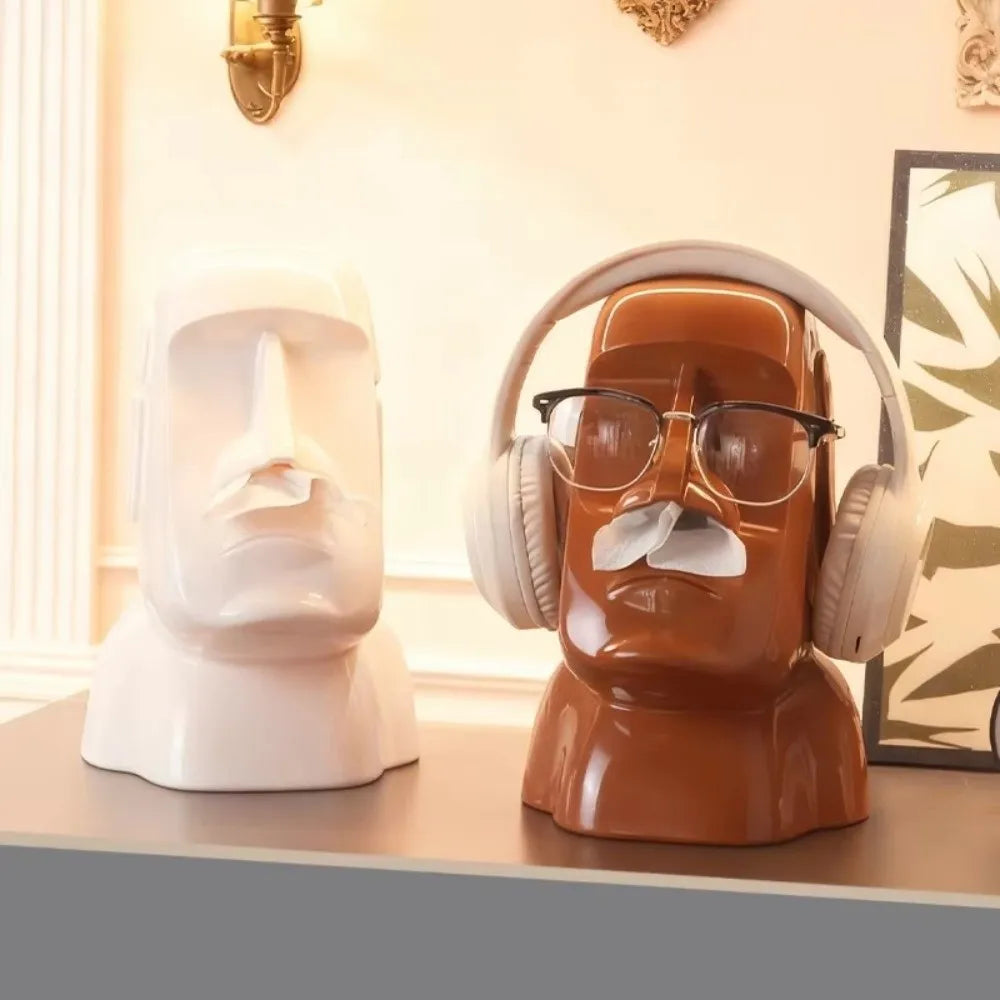 Hộp Đựng Giấy Hình Tượng Đá Moai
