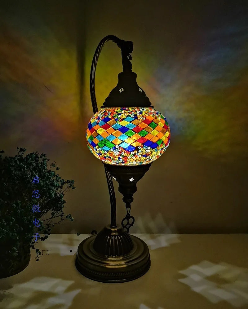 Bộ Nguyên Liệu Tự Làm Đèn Bàn Khảm Mosaic