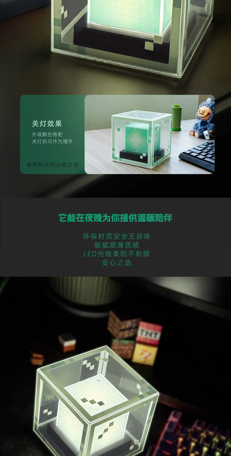 Đèn Ngủ LED Khối Pixel