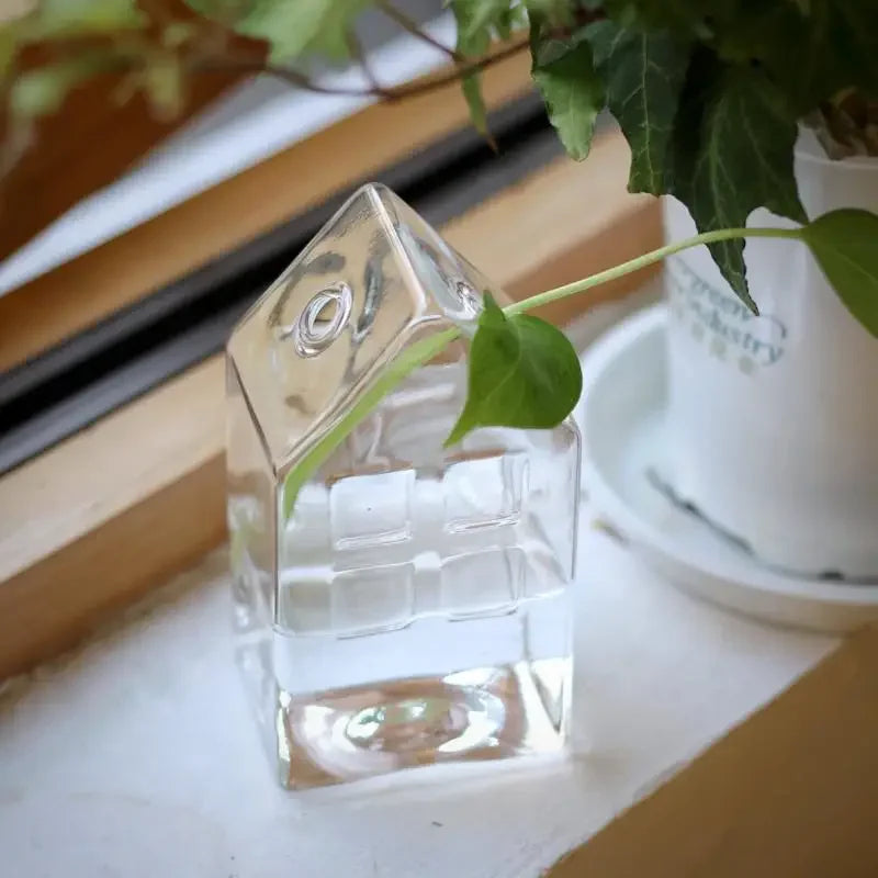 Bình Hoa Thủy Tinh Hình Quả Lựu Decor