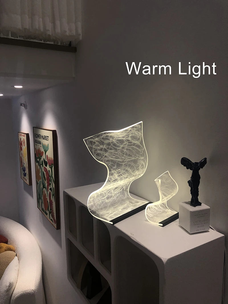 Đèn Bàn LED Acrylic