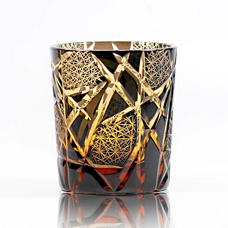 Ly Thủy Tinh Whiskey Edo Kiriko