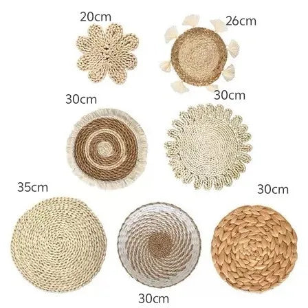 Đồ Treo Tường Boho Bằng Cỏ Tự Nhiên