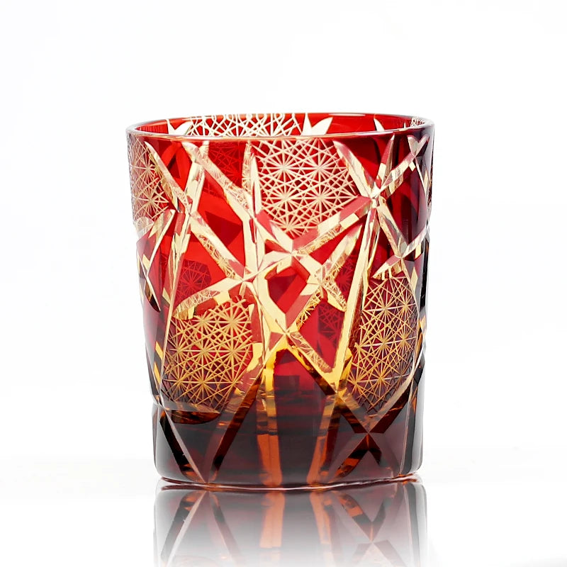 Ly Thủy Tinh Whiskey Edo Kiriko
