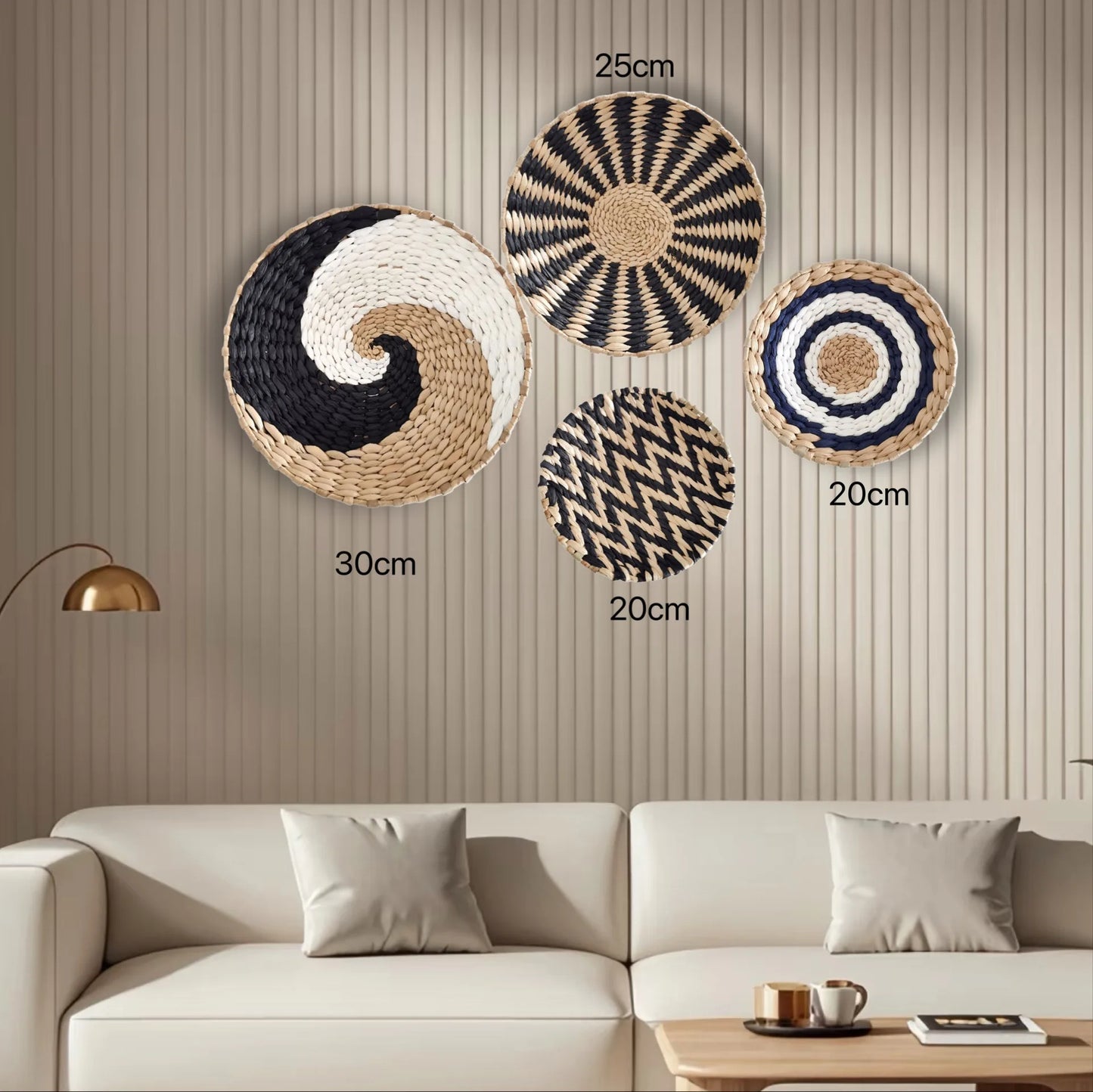 Đồ Treo Tường Boho Bằng Cỏ Tự Nhiên