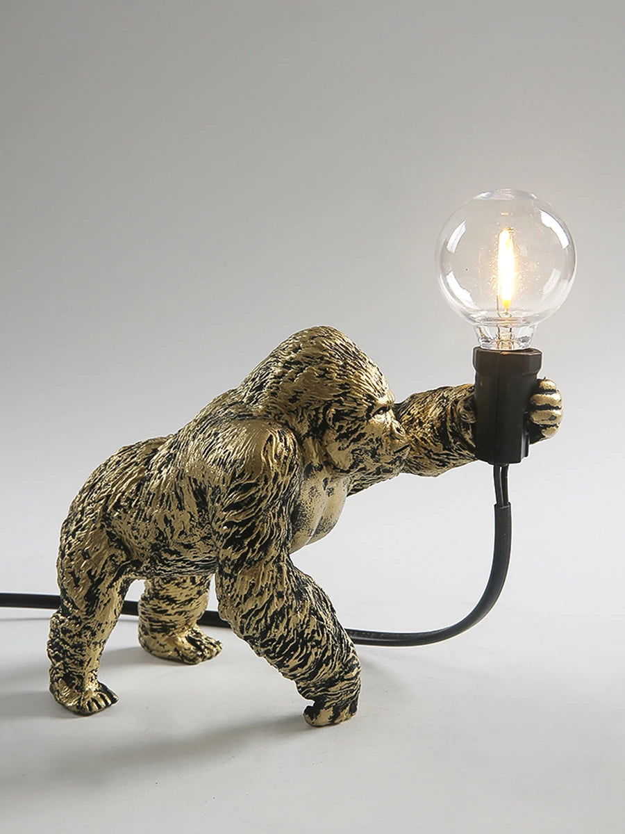 Đèn Bàn Resin Hình King Kong Nordic
