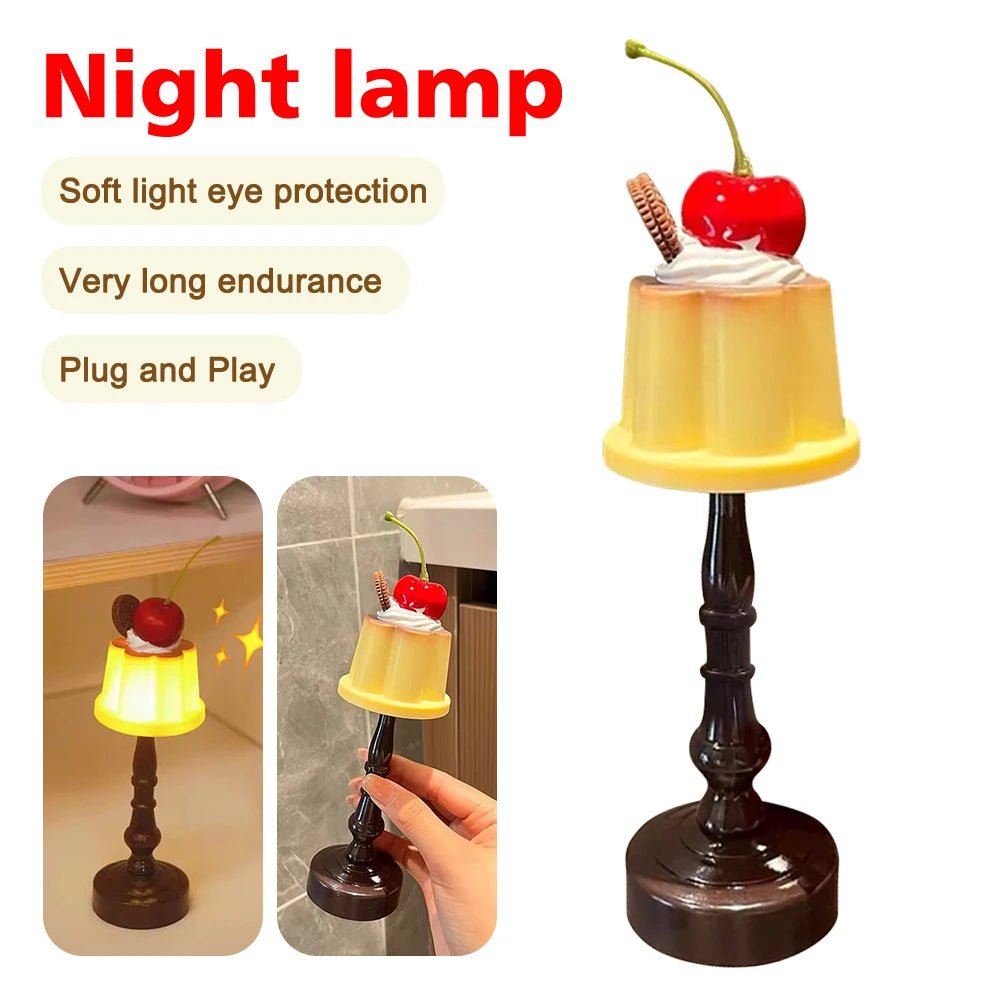 Đèn Ngủ  Để Bàn Pudding LED