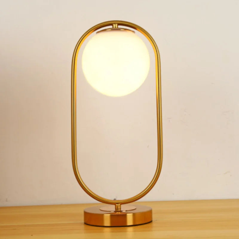 Đèn Bàn LED Bóng Thủy Tinh