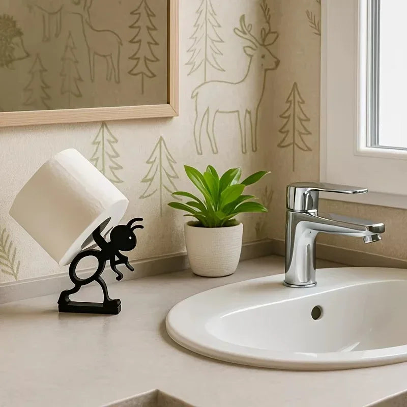 Giá Để Giấy Vệ Sinh Hình Thỏ Đẩy Xe