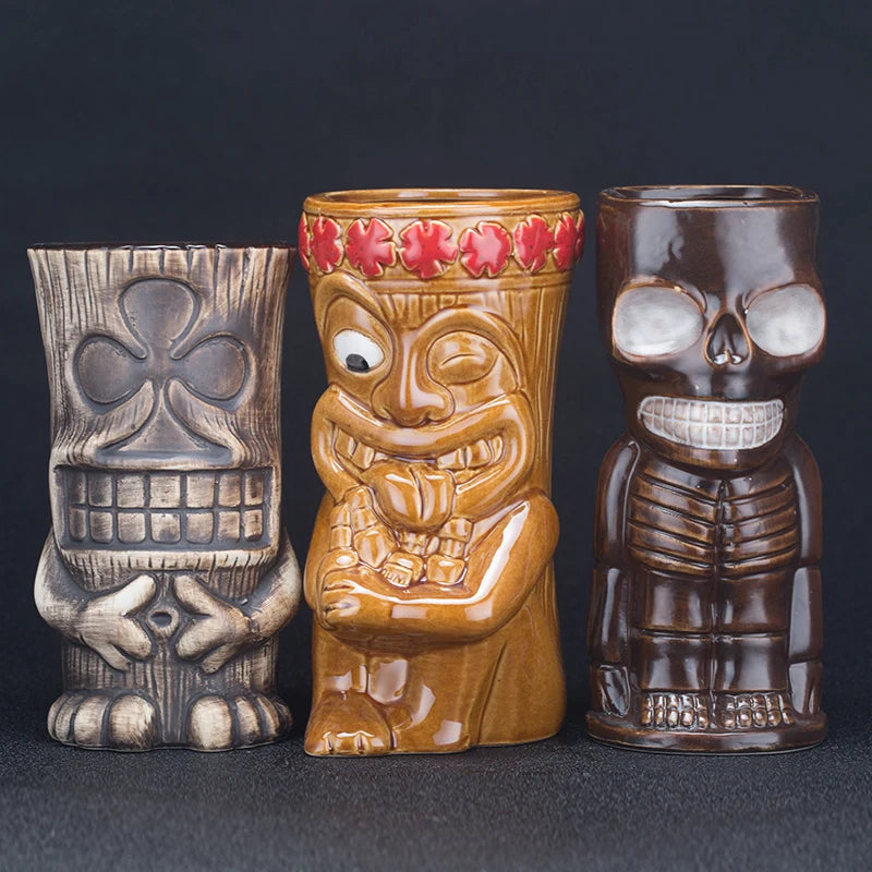 Ly Sứ Tiki Mug Moai