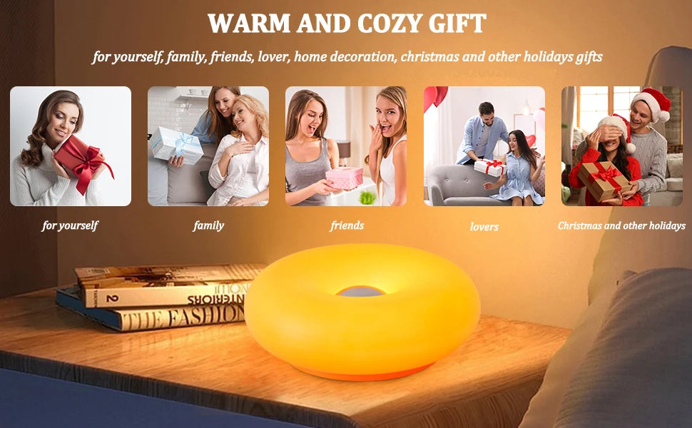 Đèn Bàn Hình Bánh Donut