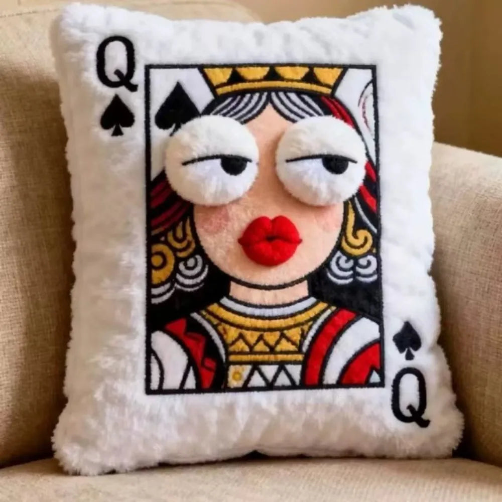 Gối Vuông Thêu Hoạt Hình Chủ Đề Game