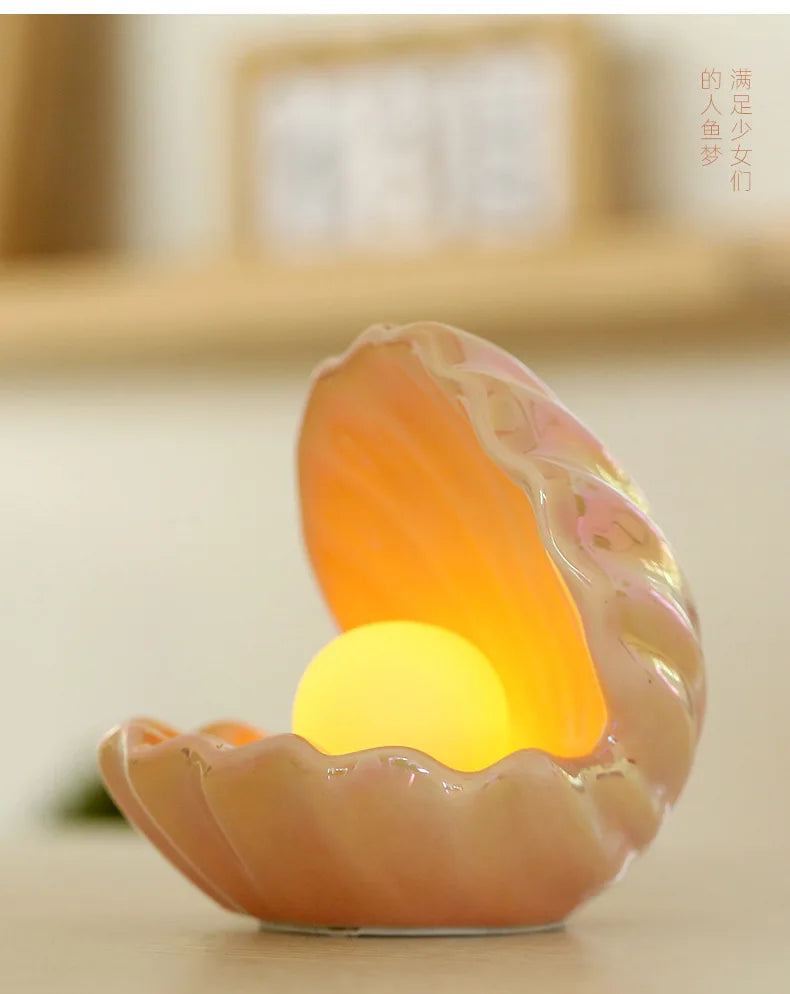 Đèn Ngủ LED Vỏ Sò
