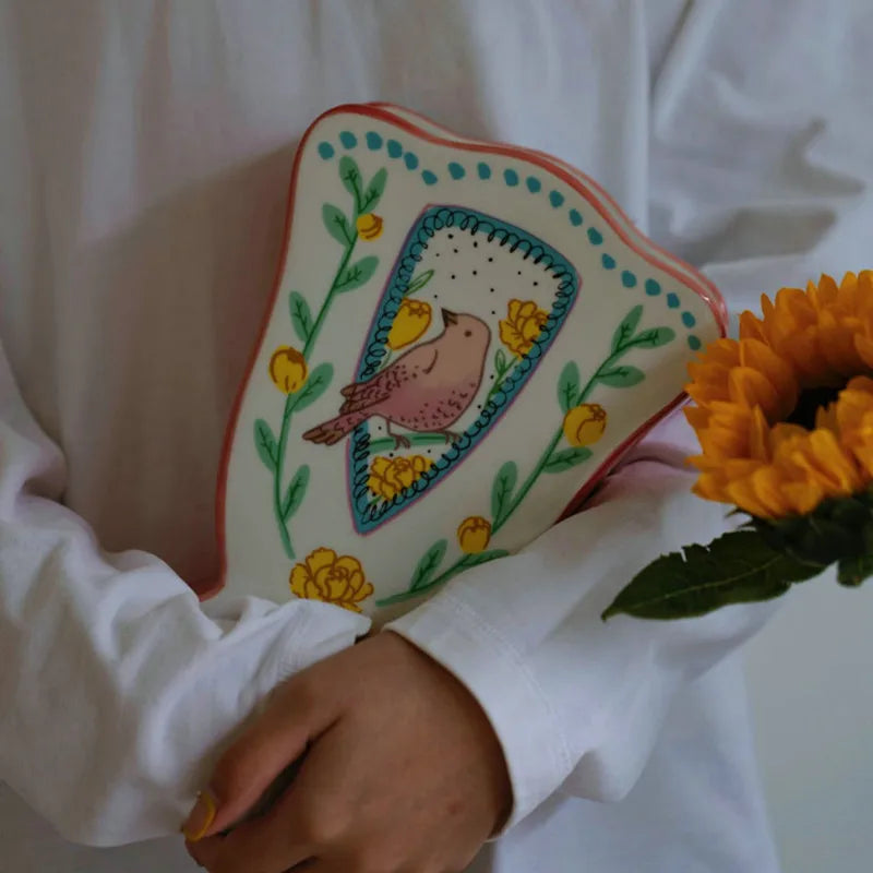 Bình Hoa Gốm Sứ Hình Chim