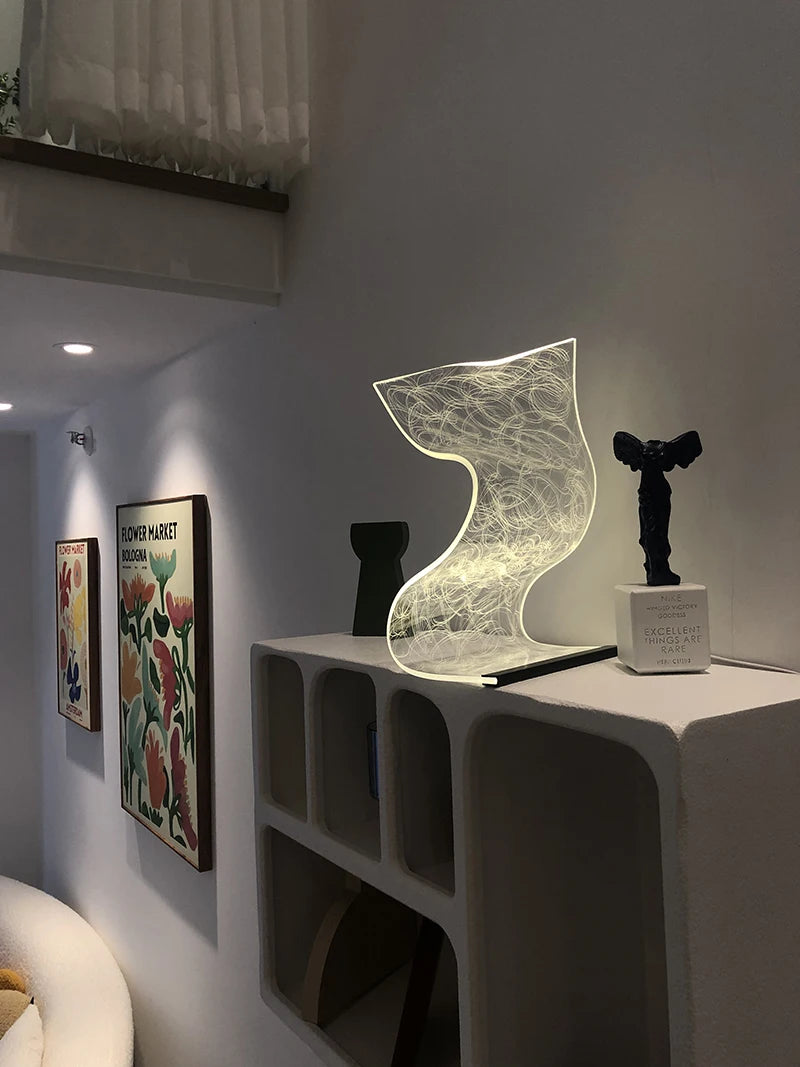 Đèn Bàn LED Acrylic