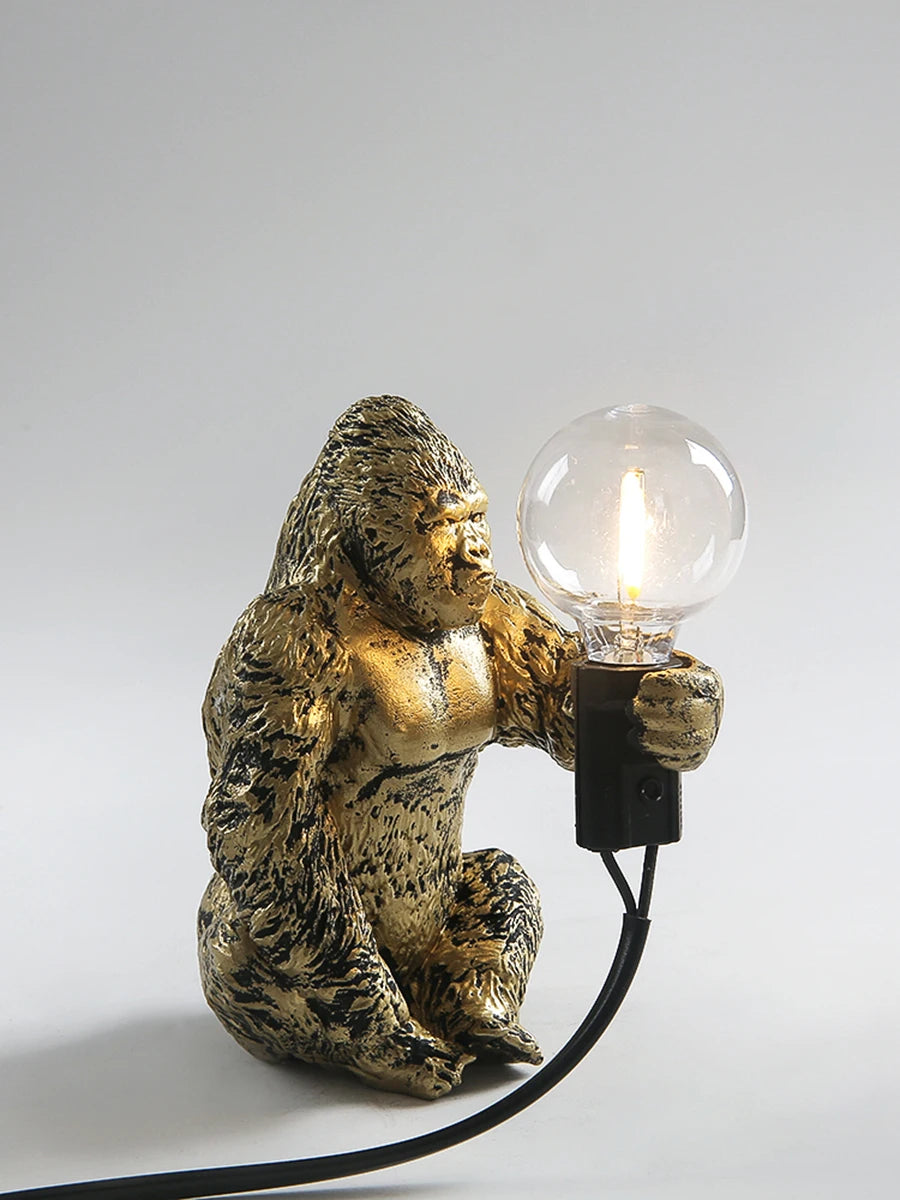 Đèn Bàn Resin Hình King Kong Nordic