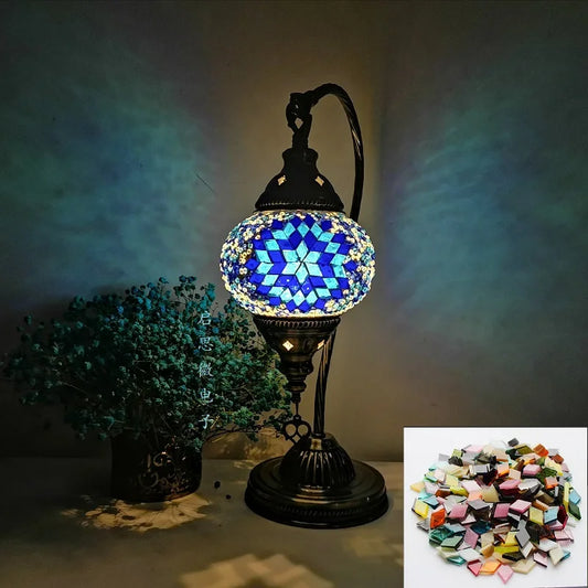 Bộ Nguyên Liệu Tự Làm Đèn Bàn Khảm Mosaic