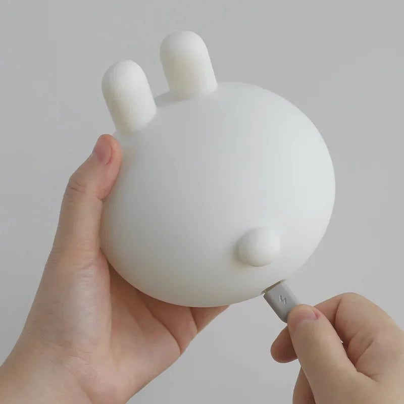 Đèn Ngủ Hình Thỏ Silicone