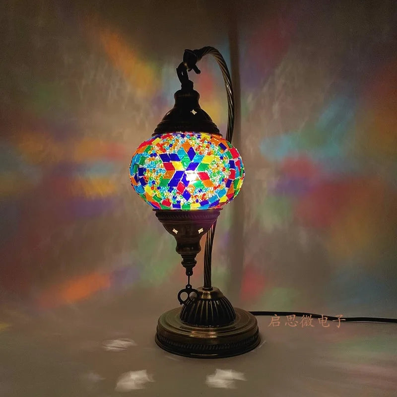 Bộ Nguyên Liệu Tự Làm Đèn Bàn Khảm Mosaic