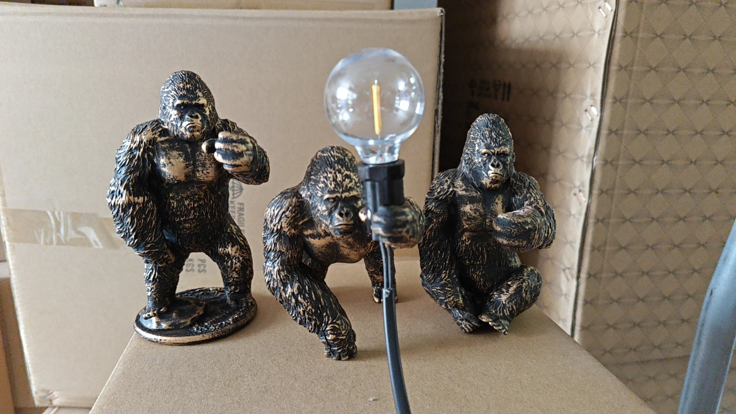 Đèn Bàn Resin Hình King Kong Nordic