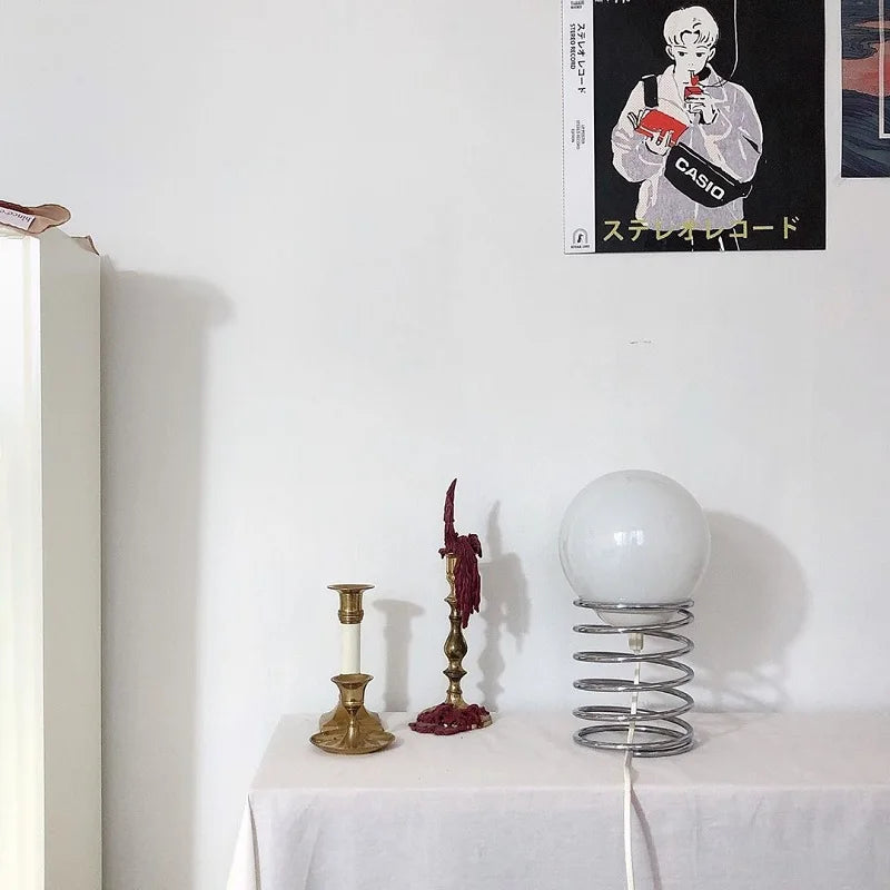 Đèn Bàn Thủy Tinh Phong Cách Bauhaus