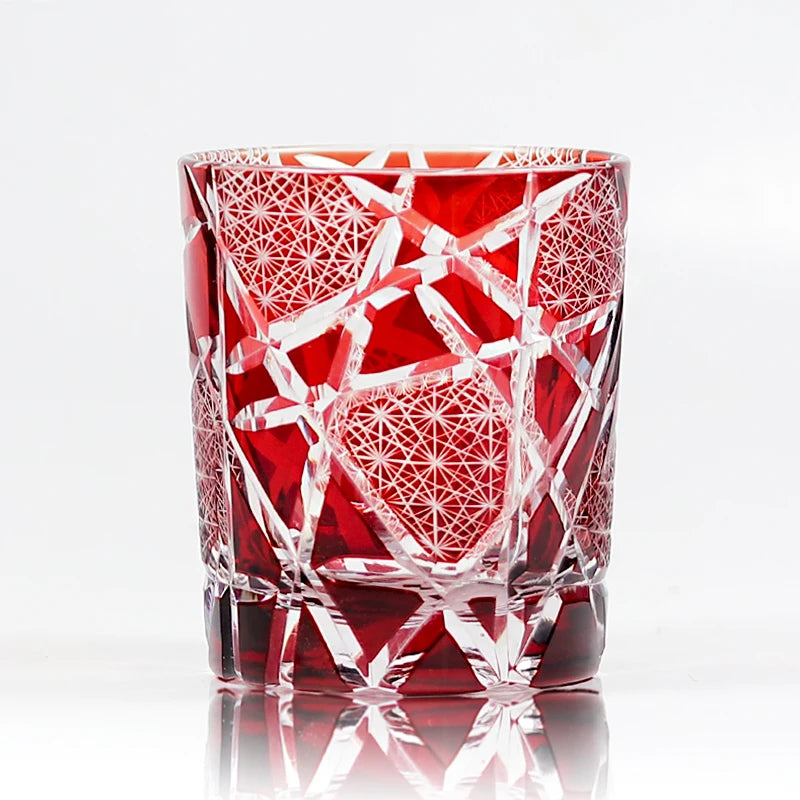 Ly Thủy Tinh Whiskey Edo Kiriko