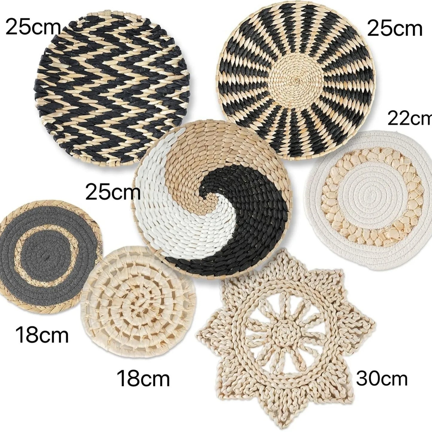 Đồ Treo Tường Boho Bằng Cỏ Tự Nhiên