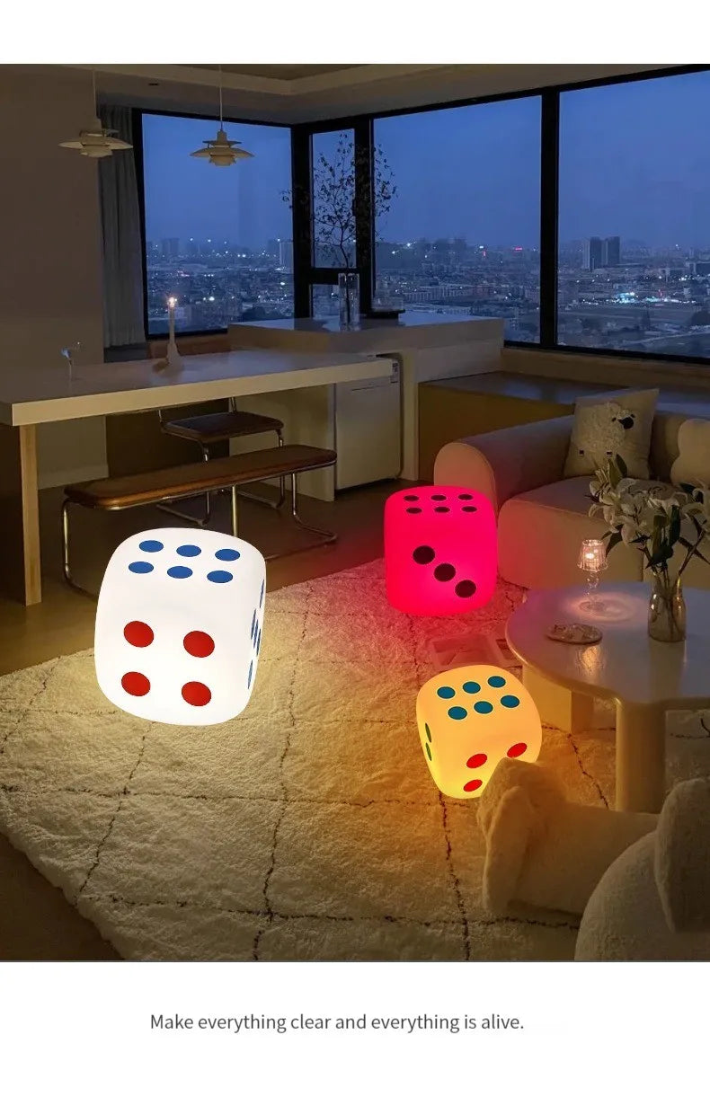 Đèn LED Hình Khối Xúc Xắc
