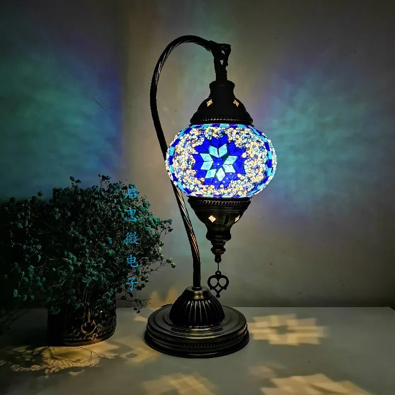 Bộ Nguyên Liệu Tự Làm Đèn Bàn Khảm Mosaic