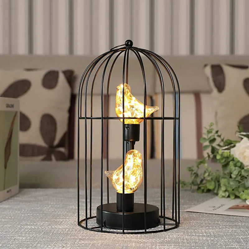 Đèn Lồng Chim Trang Trí Dùng Pin