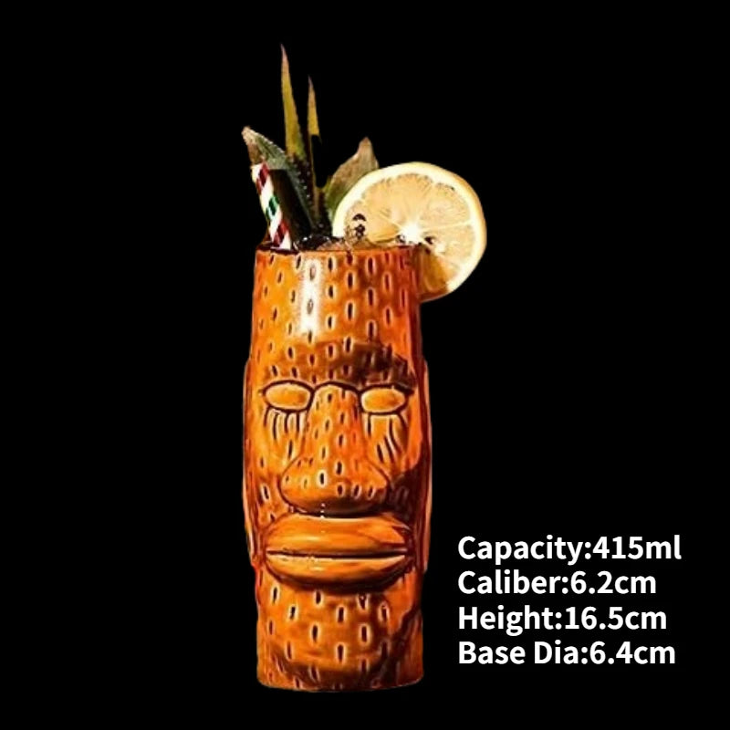 Ly Sứ Tiki Mug Moai