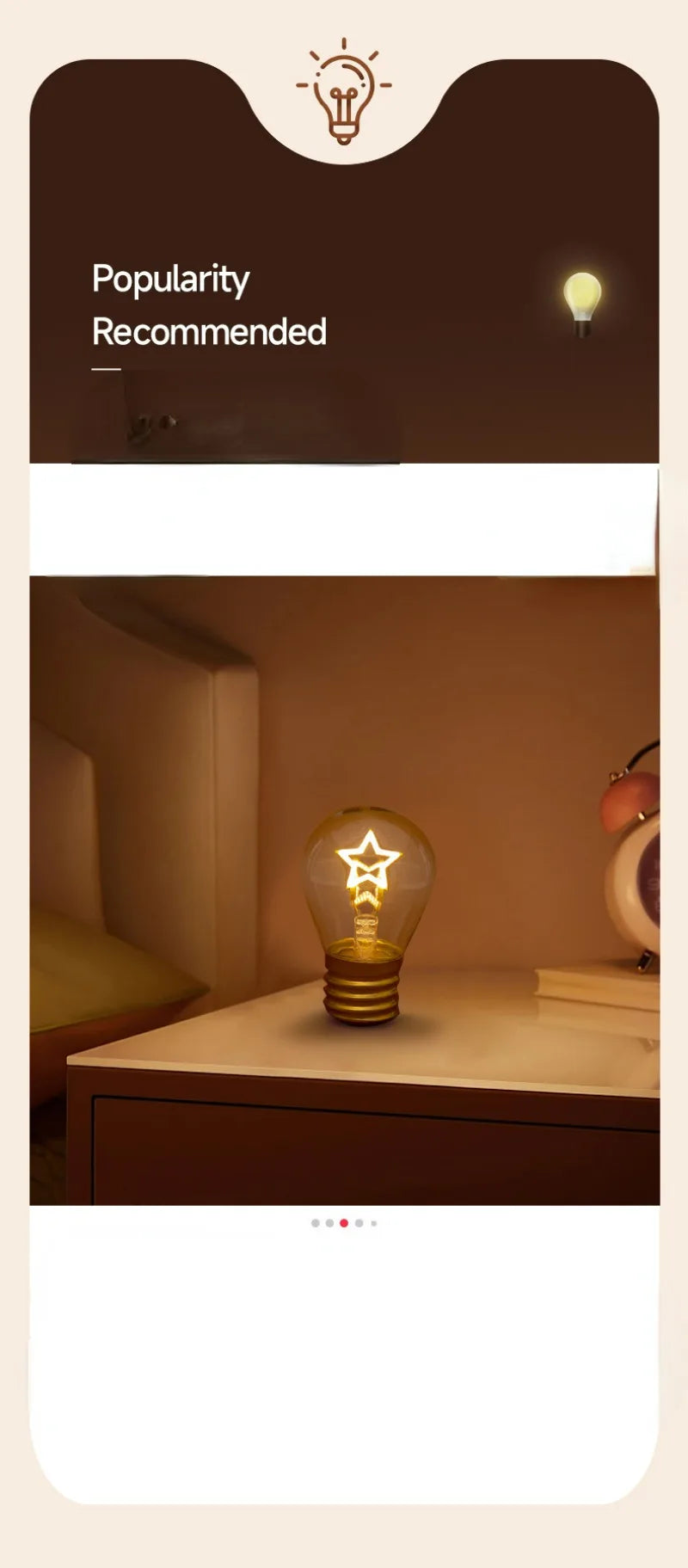 Đèn Led Edison Vintage Tích Điện