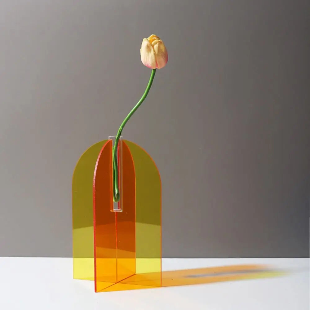 Bình Hoa Acrylic Hình Học