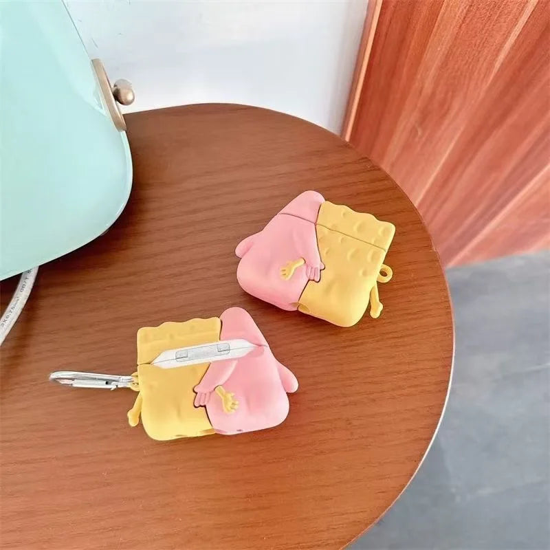 Ốp AirPods Hình Cặp Đôi Kèm Charm