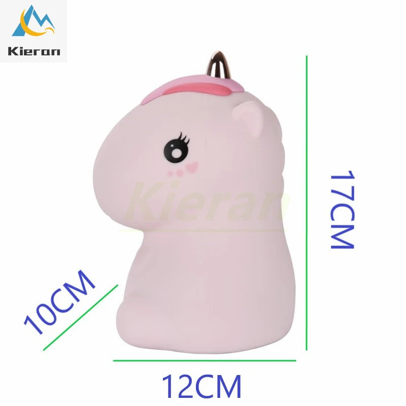 Đèn Ngủ LED Hình Kỳ Lân Silicone