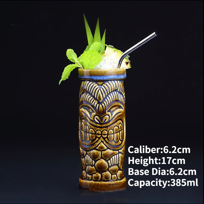 Ly Sứ Tiki Mug Moai