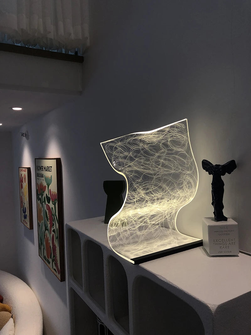 Đèn Bàn LED Acrylic