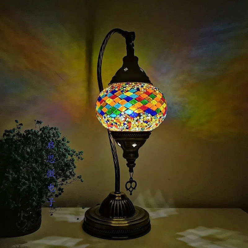 Bộ Nguyên Liệu Tự Làm Đèn Bàn Khảm Mosaic