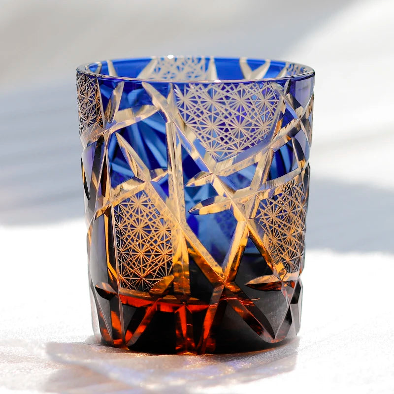 Ly Thủy Tinh Whiskey Edo Kiriko
