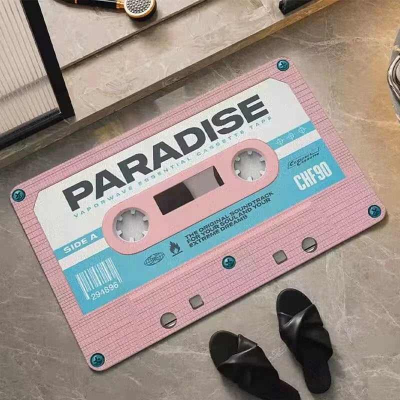 Thảm Lau Chân Hình Băng Cassette