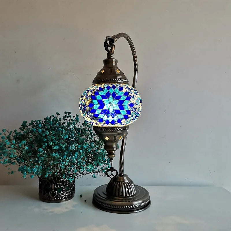 Bộ Nguyên Liệu Tự Làm Đèn Bàn Khảm Mosaic
