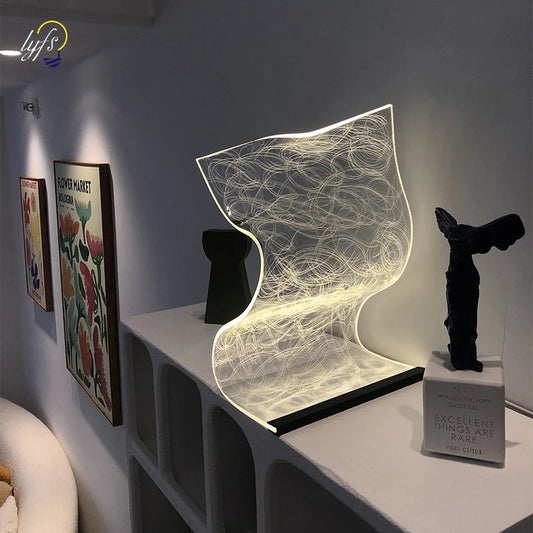 Đèn Bàn LED Acrylic