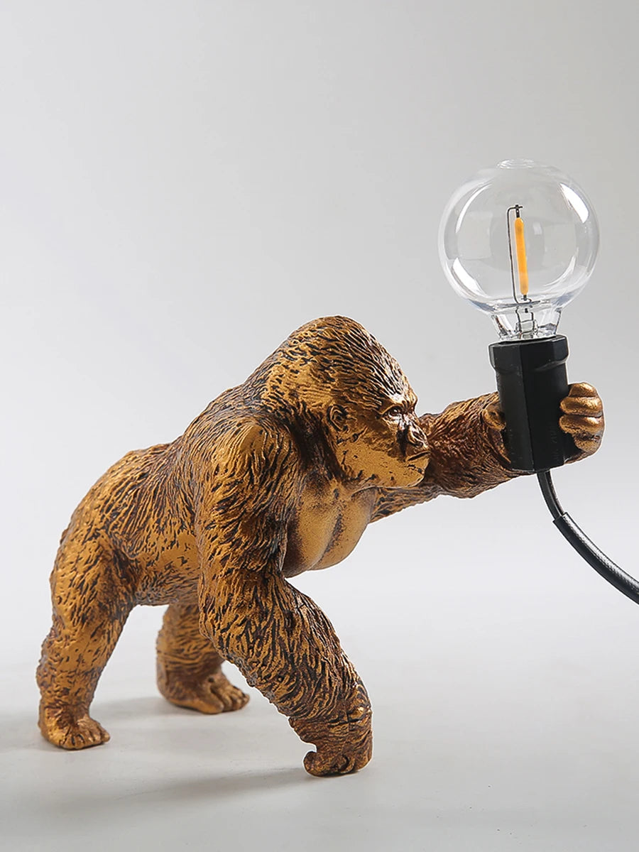 Đèn Bàn Resin Hình King Kong Nordic
