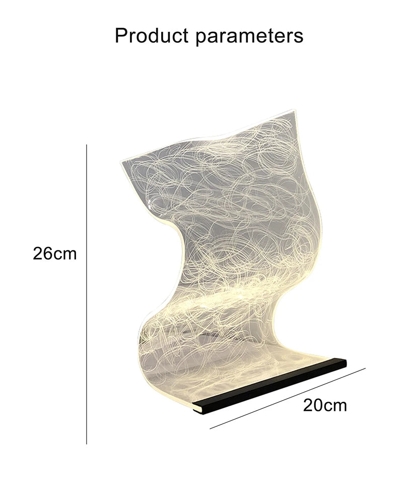 Đèn Bàn LED Acrylic