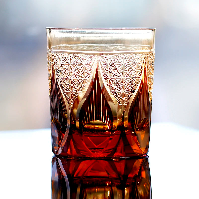 Ly Thủy Tinh Whiskey Edo Kiriko