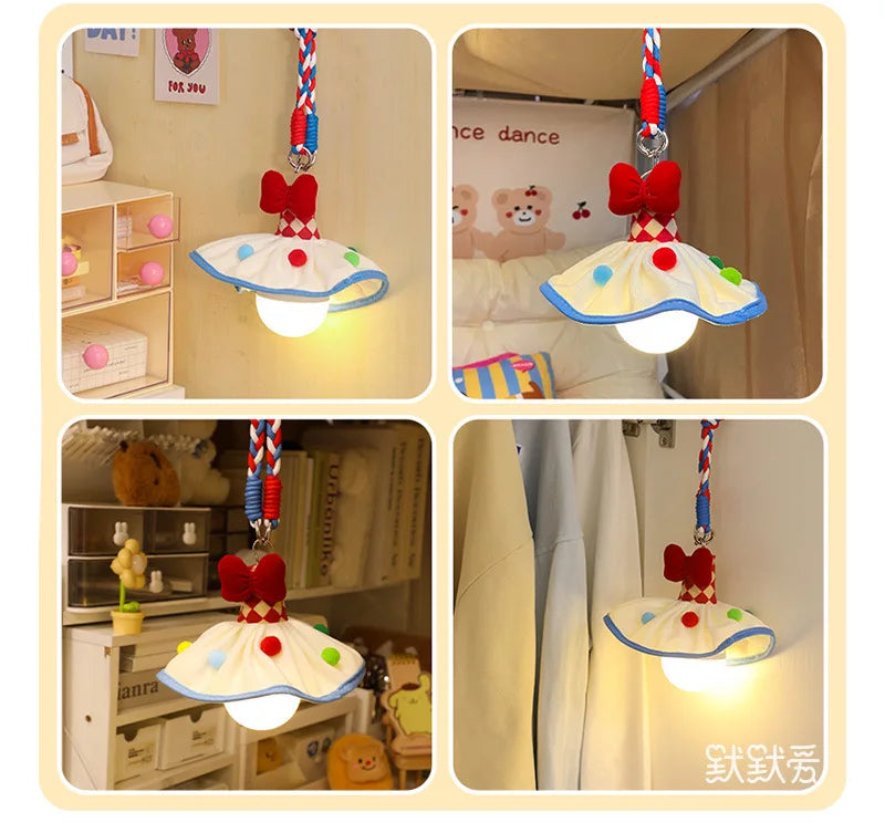 Đèn Ngủ Treo Tường Decor Hình Váy Công Chúa